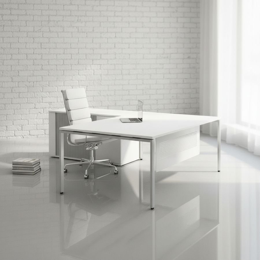 Evolution Executive Desk with Pedenza